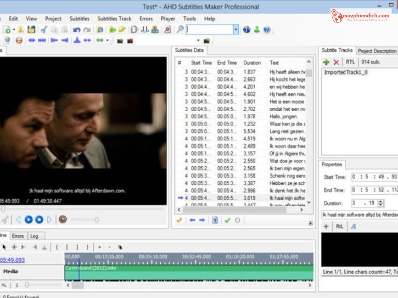 AHD Subtitles Maker - Công Cụ Tạo Và Biên Tập Phụ Đề Chuyên Nghiệp