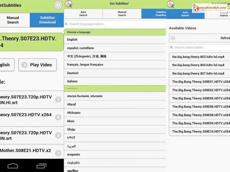 App Xem Phim Và Tùy Chỉnh Phụ Đề Greenfish Player