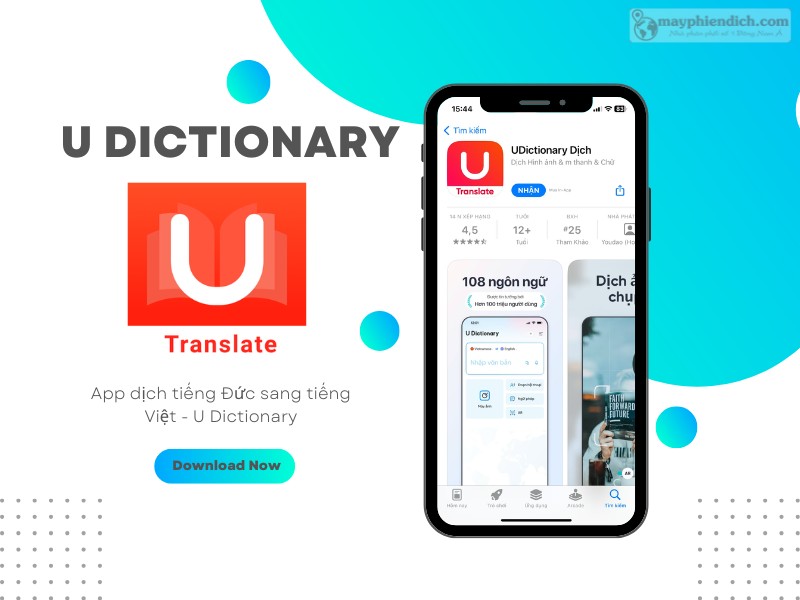 App Từ Điển Tiếng Đức U Dictionary