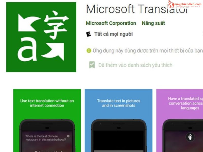 Microsoft Translator: Ứng Dụng Dịch Tiếng Nga Nhanh Và Miễn Phí