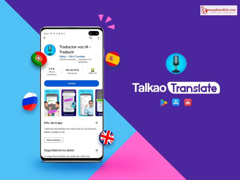 Talkao Translate - App Dịch Thuật Tích Hợp Từ Điển Đa Tiện Ích
