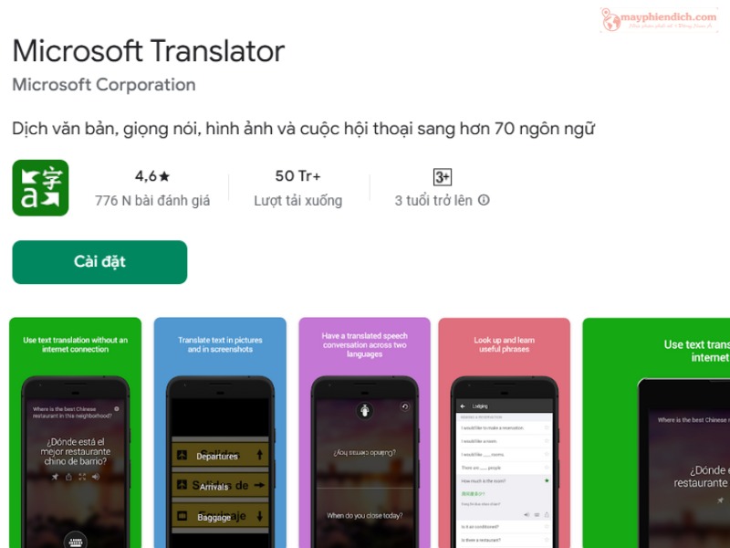 Phần Mềm Dịch Tiếng Nhật Microsoft Translator