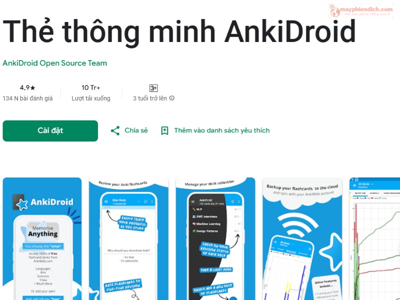 Thẻ Thông Minh AnkiDroid