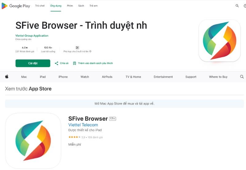 Cách đăng ký mạng miễn phí bằng SFive Browser