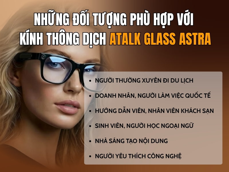 Những Đối Tượng Nào Nên Sử Dụng Kính Phiên Dịch Đa Ngôn Ngữ ATalk Glass Astra