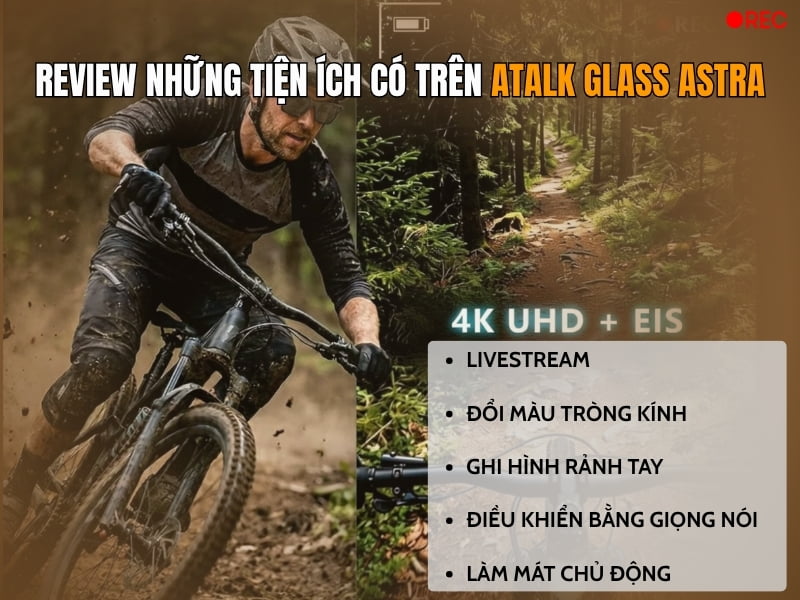 Review Tiện Ích Nổi Bật Trên Thiết Bị Phiên Dịch ATalk Glass Astra