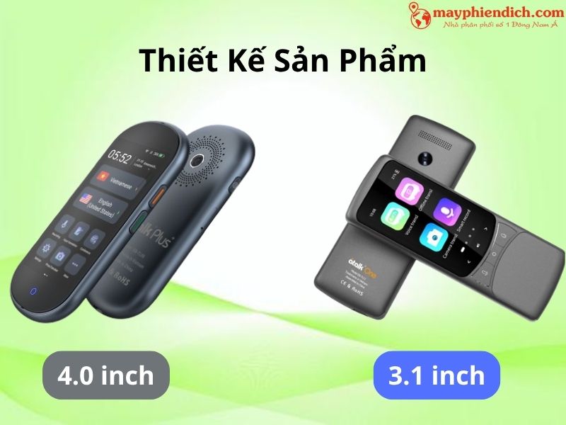 Thiết Kế Của 2 Dòng Máy