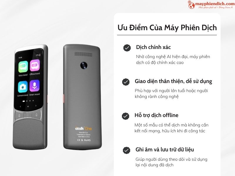 Ưu Điểm Của Máy Dịch Thuật