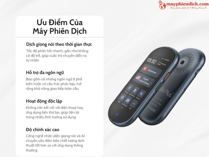 Ưu Điểm Của Thiết Bị Phiên Dịch