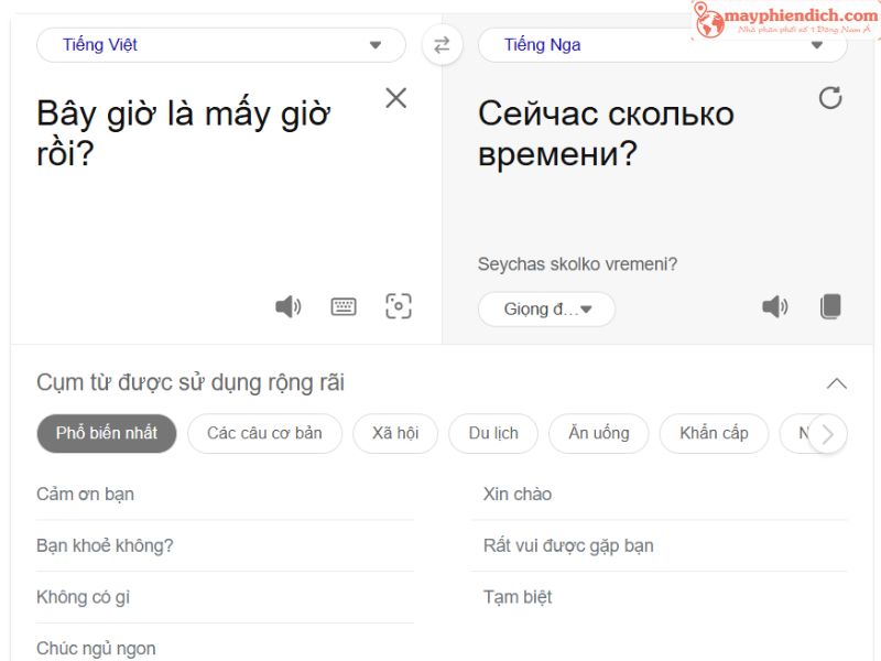 Website Phiên Dịch Tiếng Nga Microsoft Bing Translator
