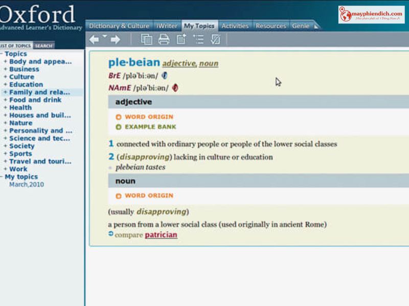 Dịch Tiếng Anh Không Cần Mạng Với Oxford Dictionary