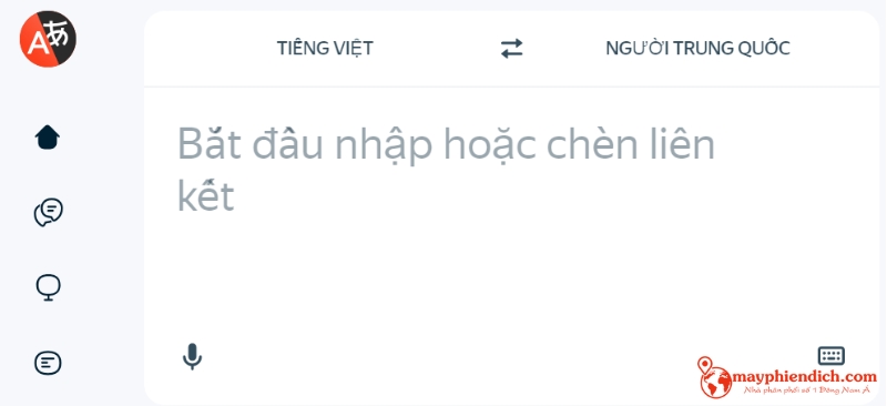 Yandex Translator - Web Dịch Tiếng Trung Sát Nghĩa