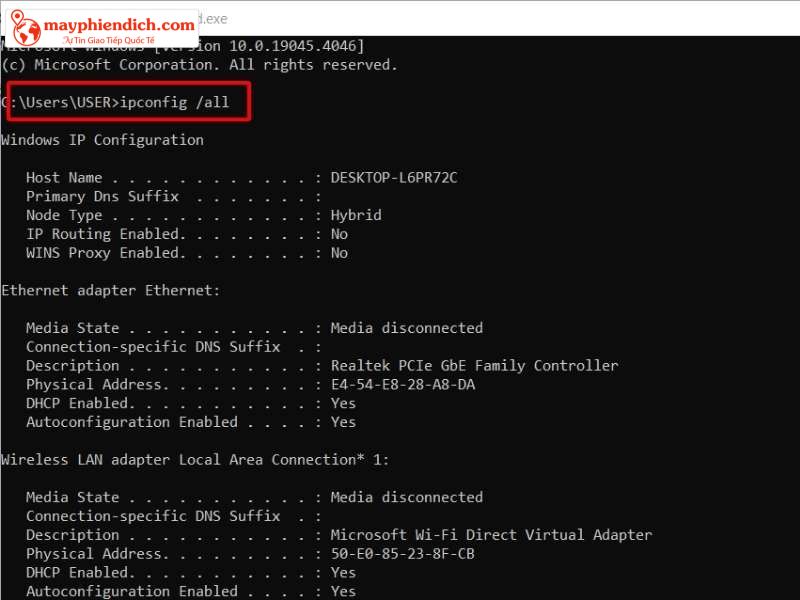Kiểm tra Driver Wifi khi Wifi lỗi limited