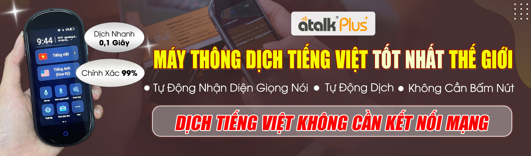 Máy Phiên Dịch ATalk Plus+