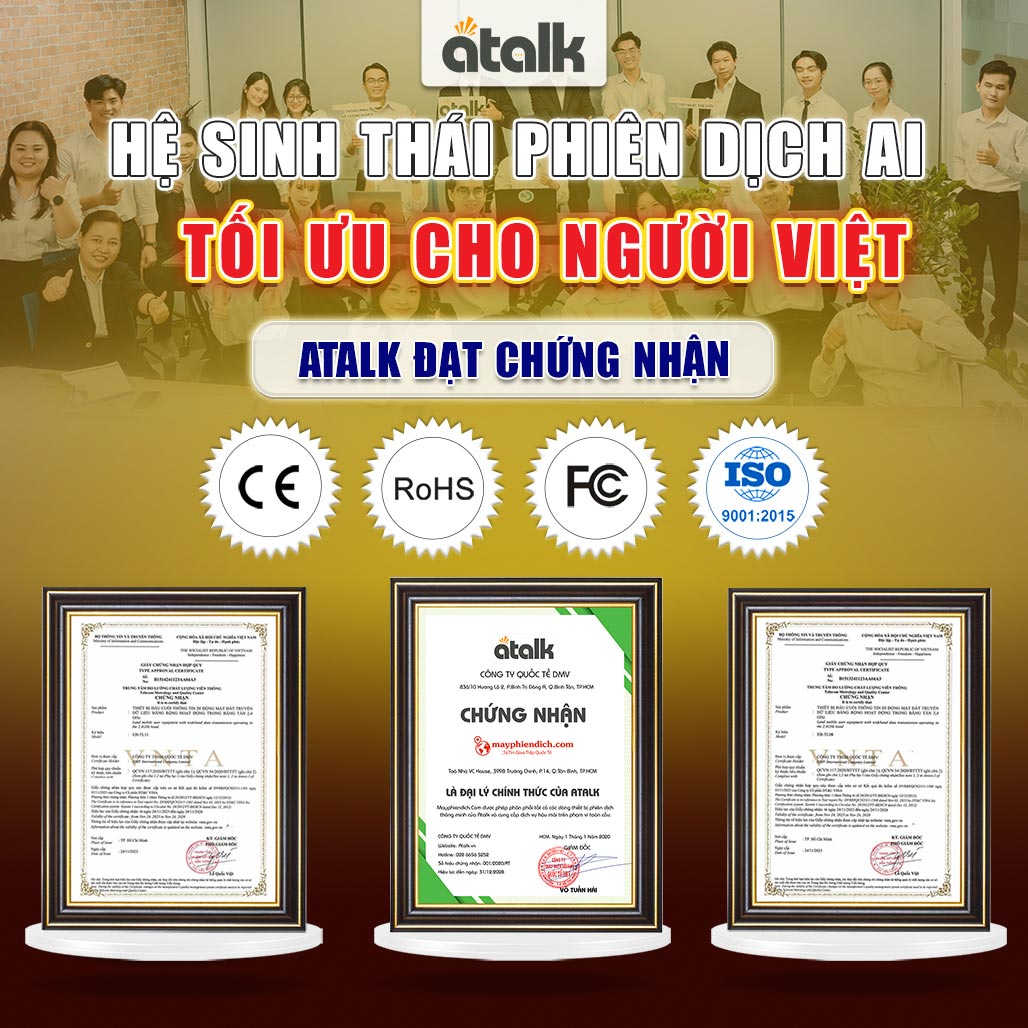 ATALK - Hệ Sinh Thái Phiên Dịch AI Tối Ưu Cho Người Việt