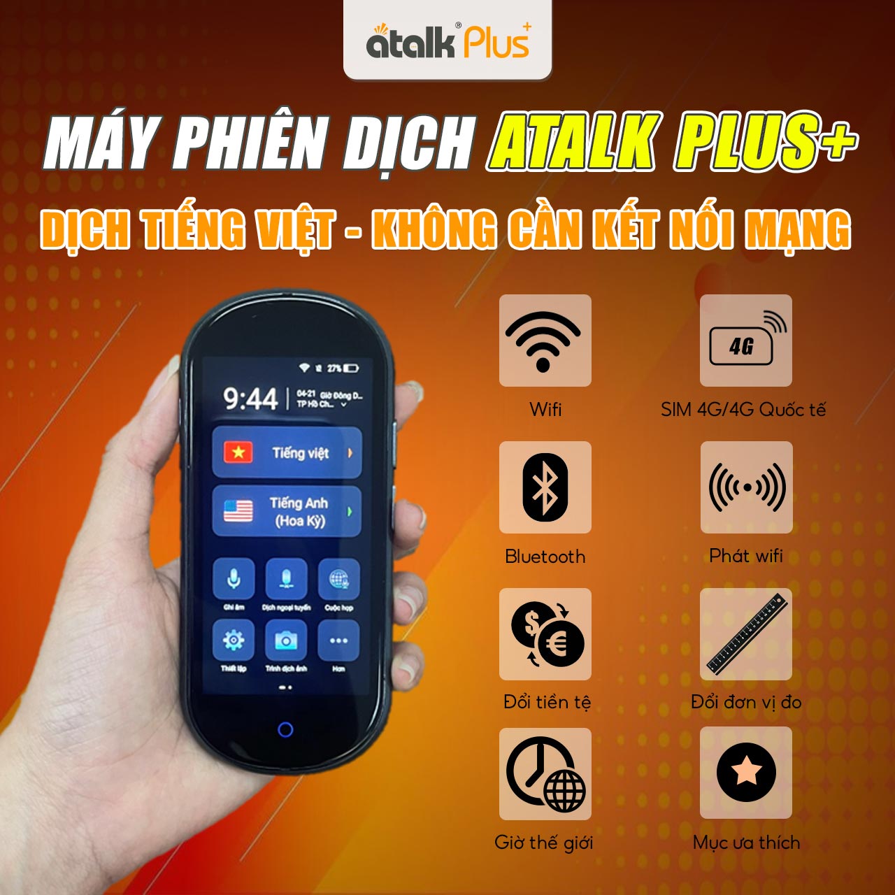 Các Tiện Ích Thông Minh Được Tích Hợp Trên ATalk Plus+