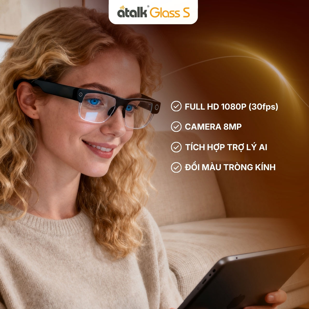 Kính Dịch Thuật Thông Minh ATalk Glass S