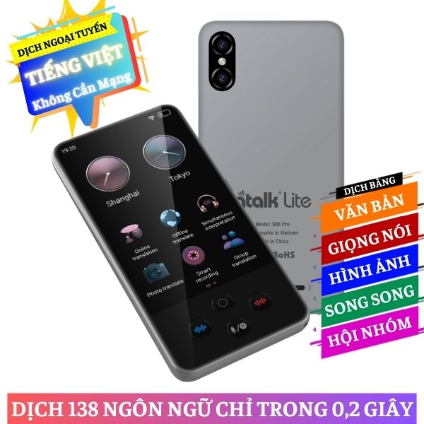 MÁY PHIÊN DỊCH ATALK LITE | DỊCH THUẬT 138 NGÔN NGỮ - GIÁ TỐT