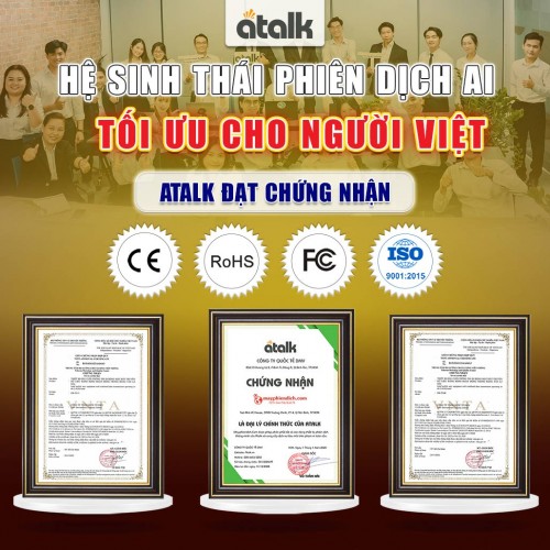 ATALK - Hệ Sinh Thái Phiên Dịch AI Tối Ưu Cho Người Việt