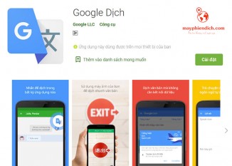Review app Google dịch - Dịch tiếng Pháp sang tiếng Việt chuẩn xác