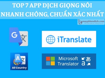 TOP 7 App Phiên Dịch Giọng Nói Chuẩn Xác, Chất Lượng Nhất 2025