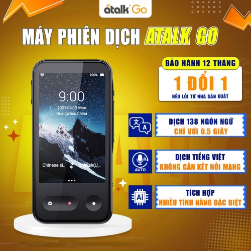 MÁY PHIÊN DỊCH ATALK GO | THIẾT BỊ DỊCH THÔNG MINH MÁY PHIÊN DỊCH ATALK GO | THIẾT BỊ DỊCH THÔNG MINH