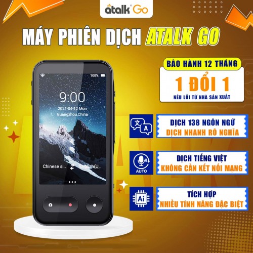 Máy Thông Dịch Ngôn Ngữ Giá Rẻ ATalk Go | Dịch Nhanh Rõ Nghĩa