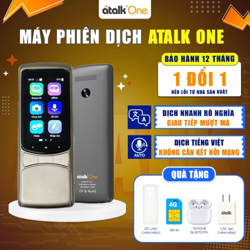 Máy Phiên Dịch ATalk One | Dịch Offline 19 Ngôn Ngữ RÕ NGHĨA - CÓ TIẾNG VIỆT
